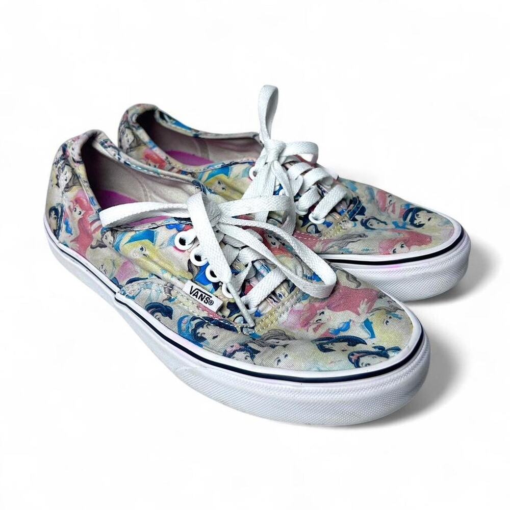 Vans Disney Princess Authentic Low Top Sneakers Mens 6.5 Womens 8